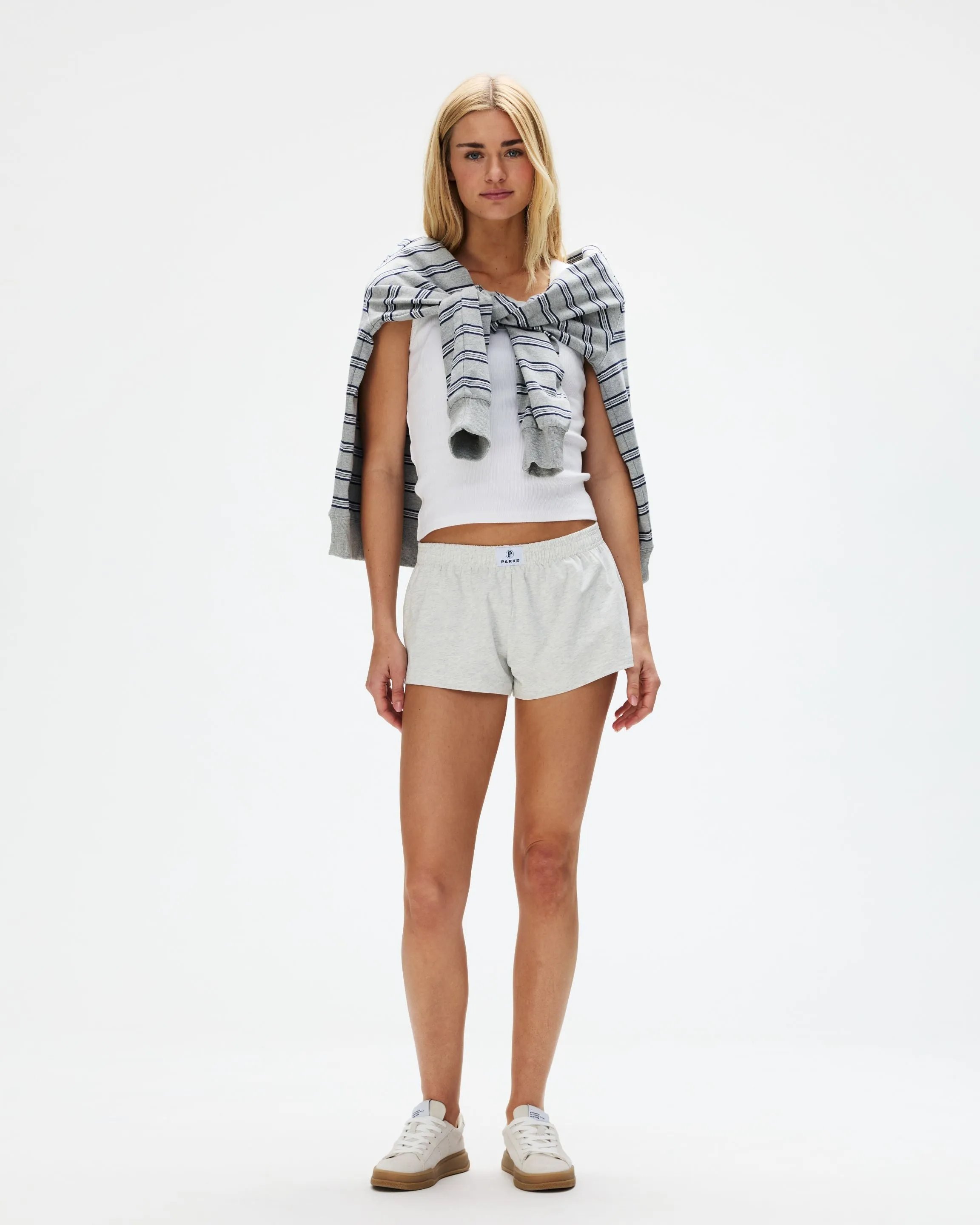 Cotton Boxer Shorts - Classic Grey sold by Parke Official product image thumbnail 2