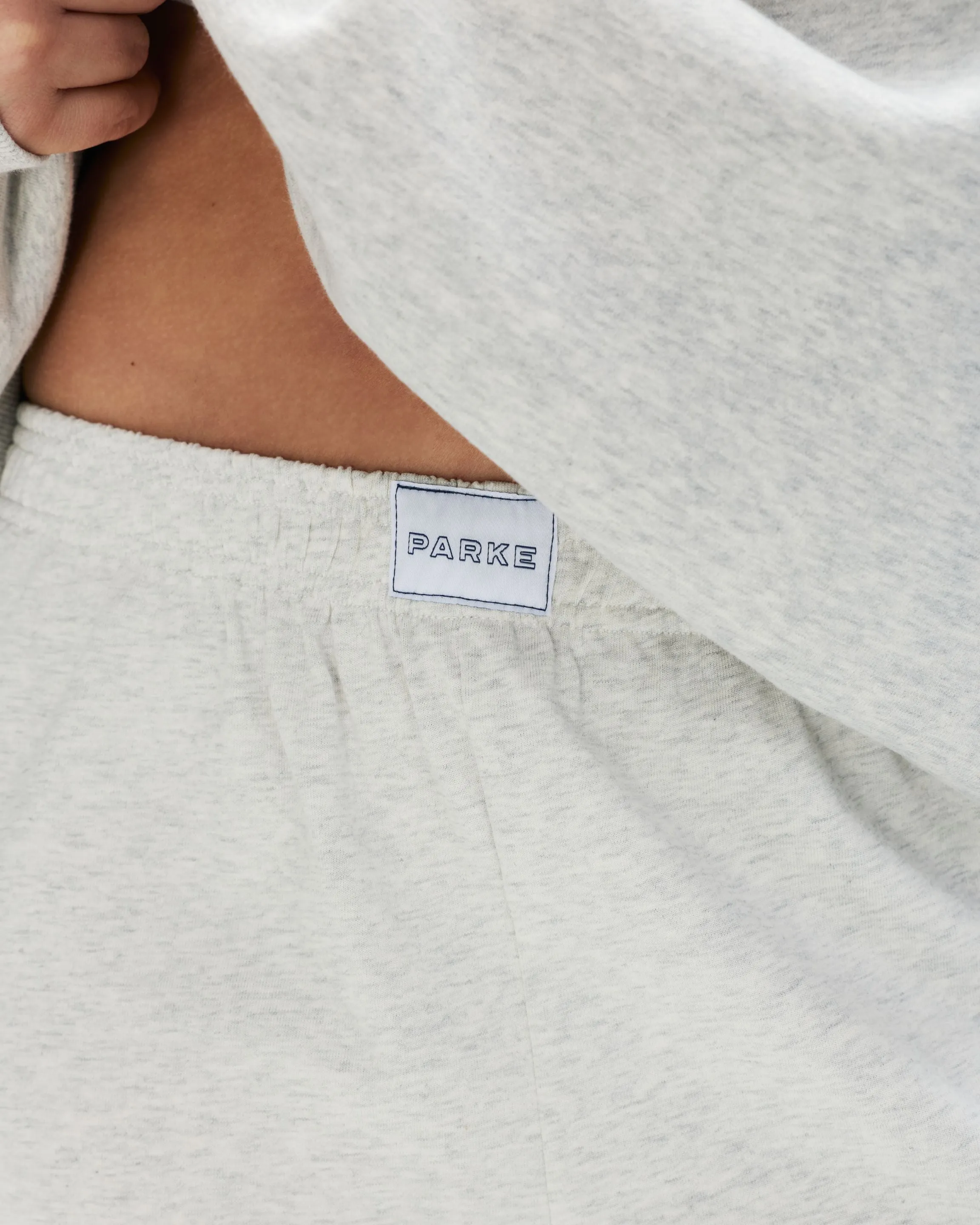 Cotton Boxer Pants - Classic Grey sold by Parke Official product image thumbnail 5