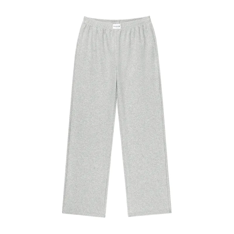 Ribbed Cotton Boxer Pant - Grey made by Parke Official
