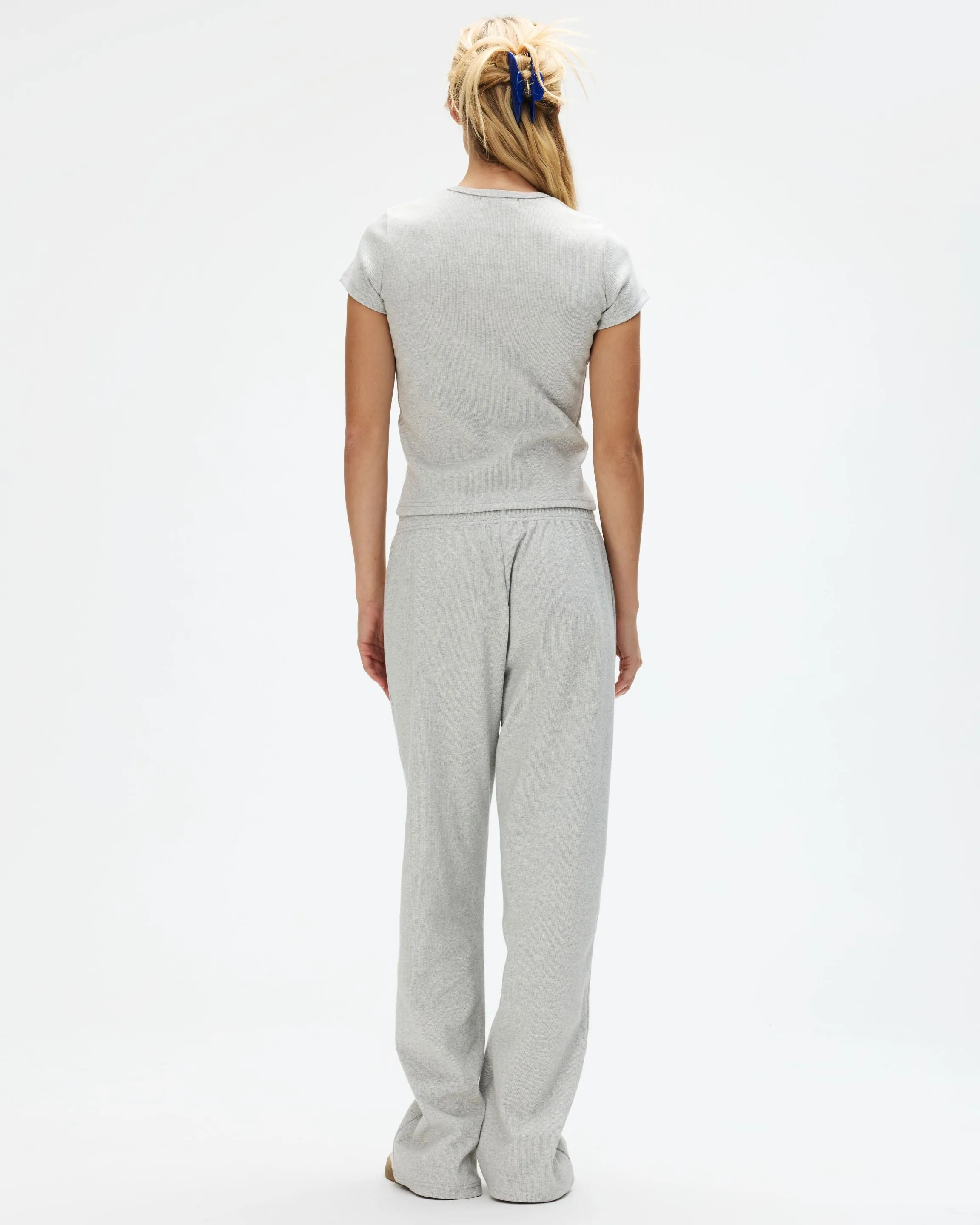 Ribbed Cotton Boxer Pant - Grey sold by Parke Official product image thumbnail 4