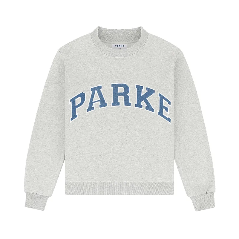 Vintage Denim Varsity Mockneck - Classic Grey + Vintage Denim made by Parke Official