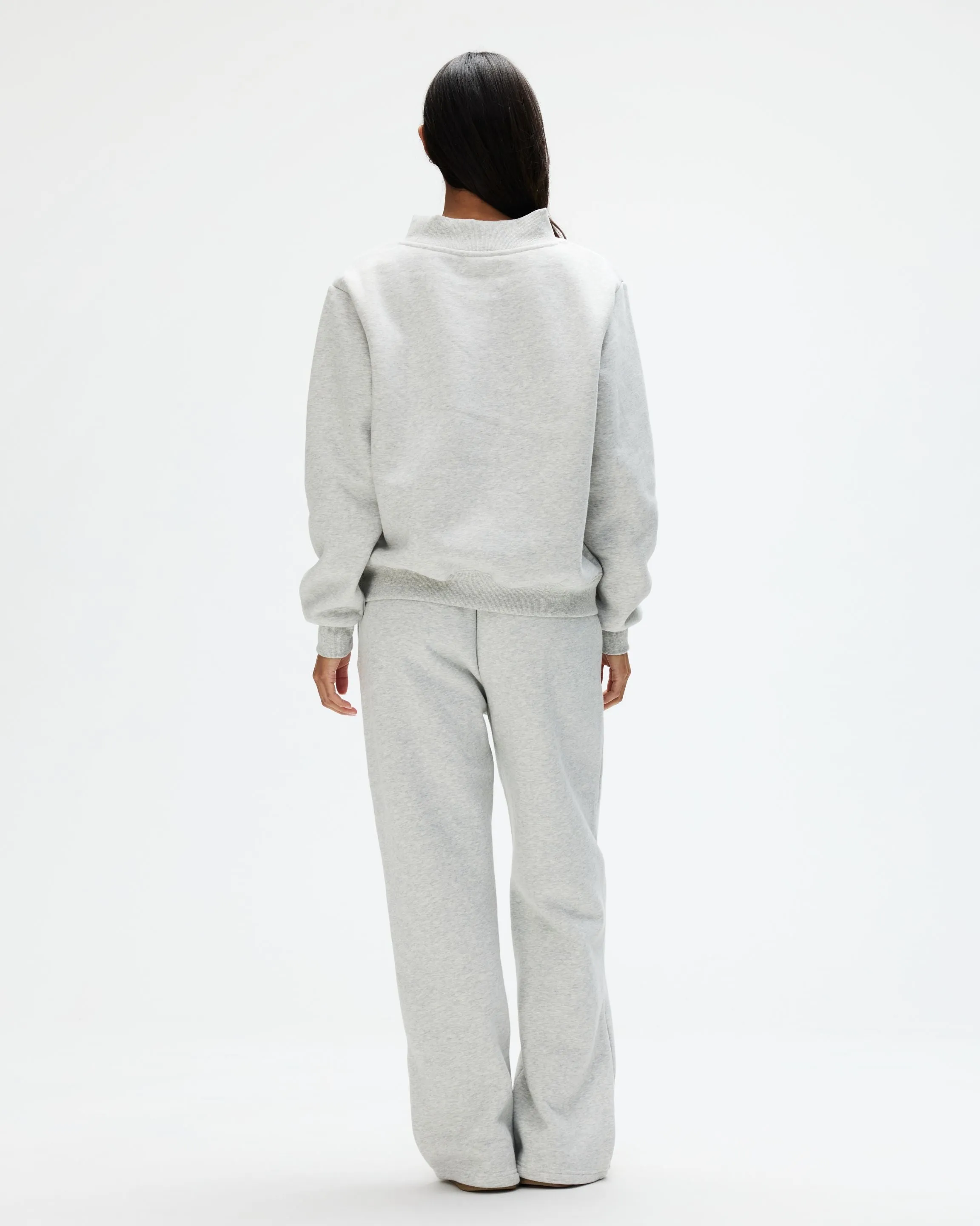 Vintage Denim Varsity Mockneck - Classic Grey + Vintage Denim sold by Parke Official product image thumbnail 4