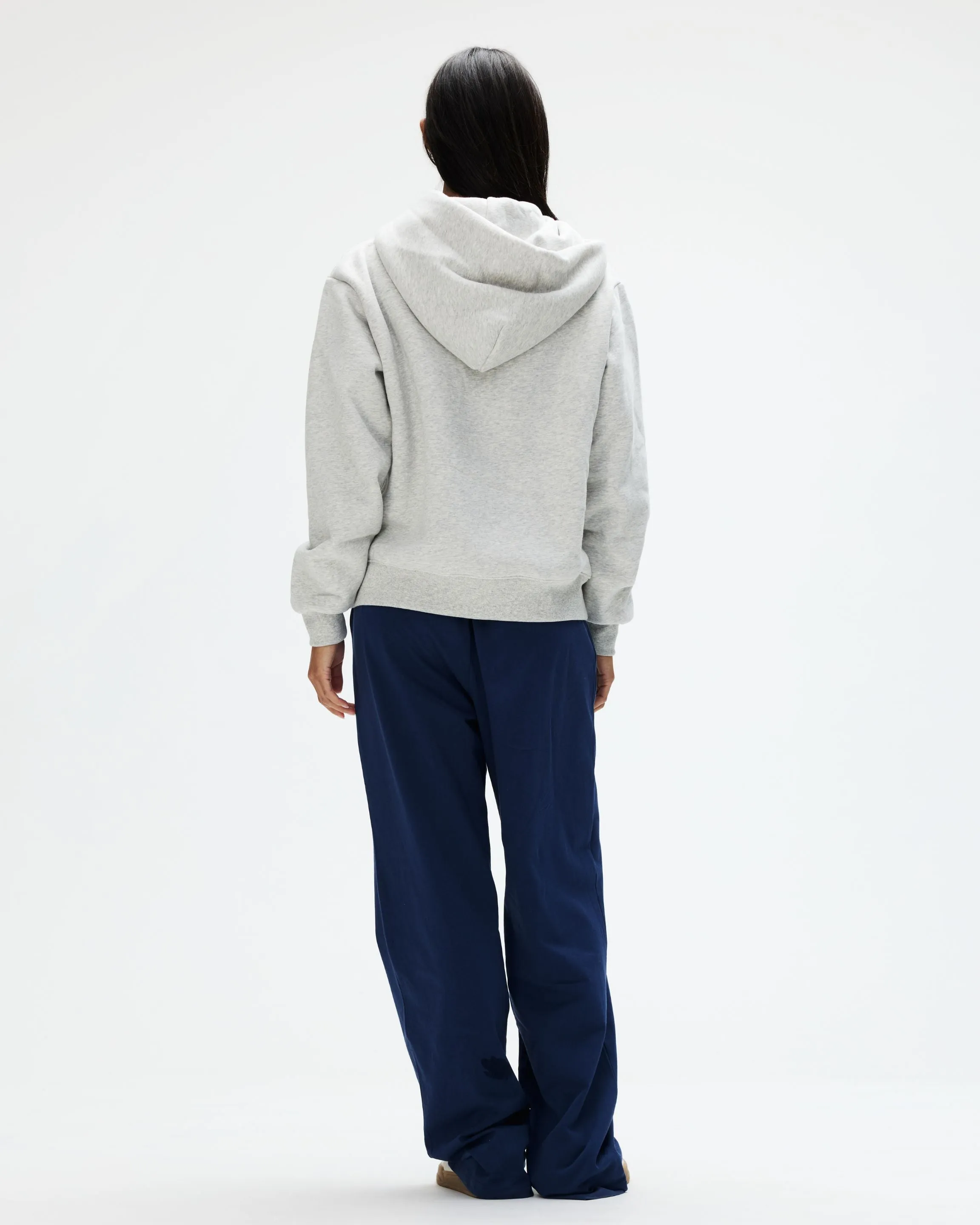 OG Varsity Zip Up Hoodie - Classic Grey + Denim sold by Parke Official product image thumbnail 4