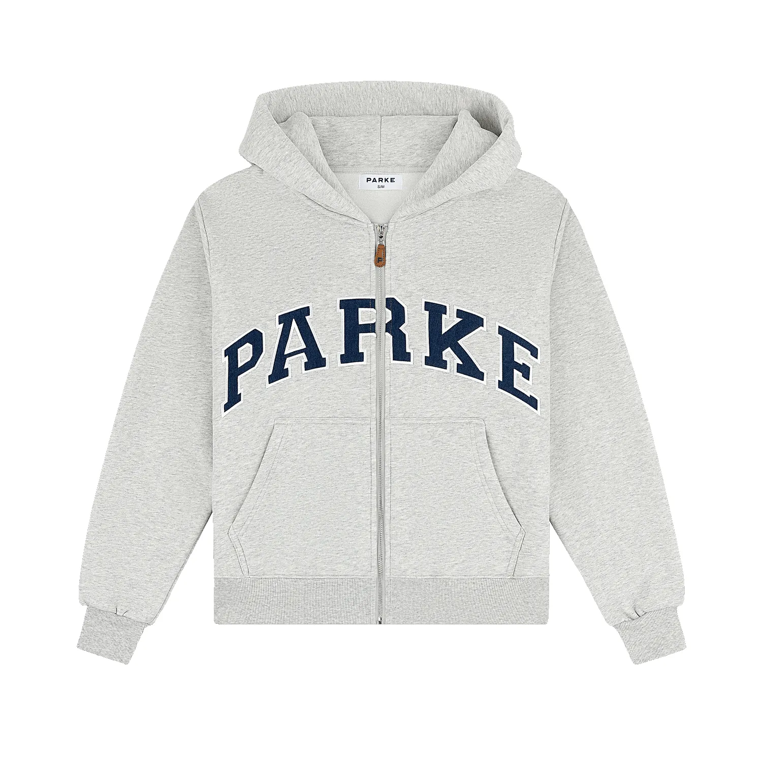 OG Varsity Zip Up Hoodie - Classic Grey + Denim sold by Parke Official