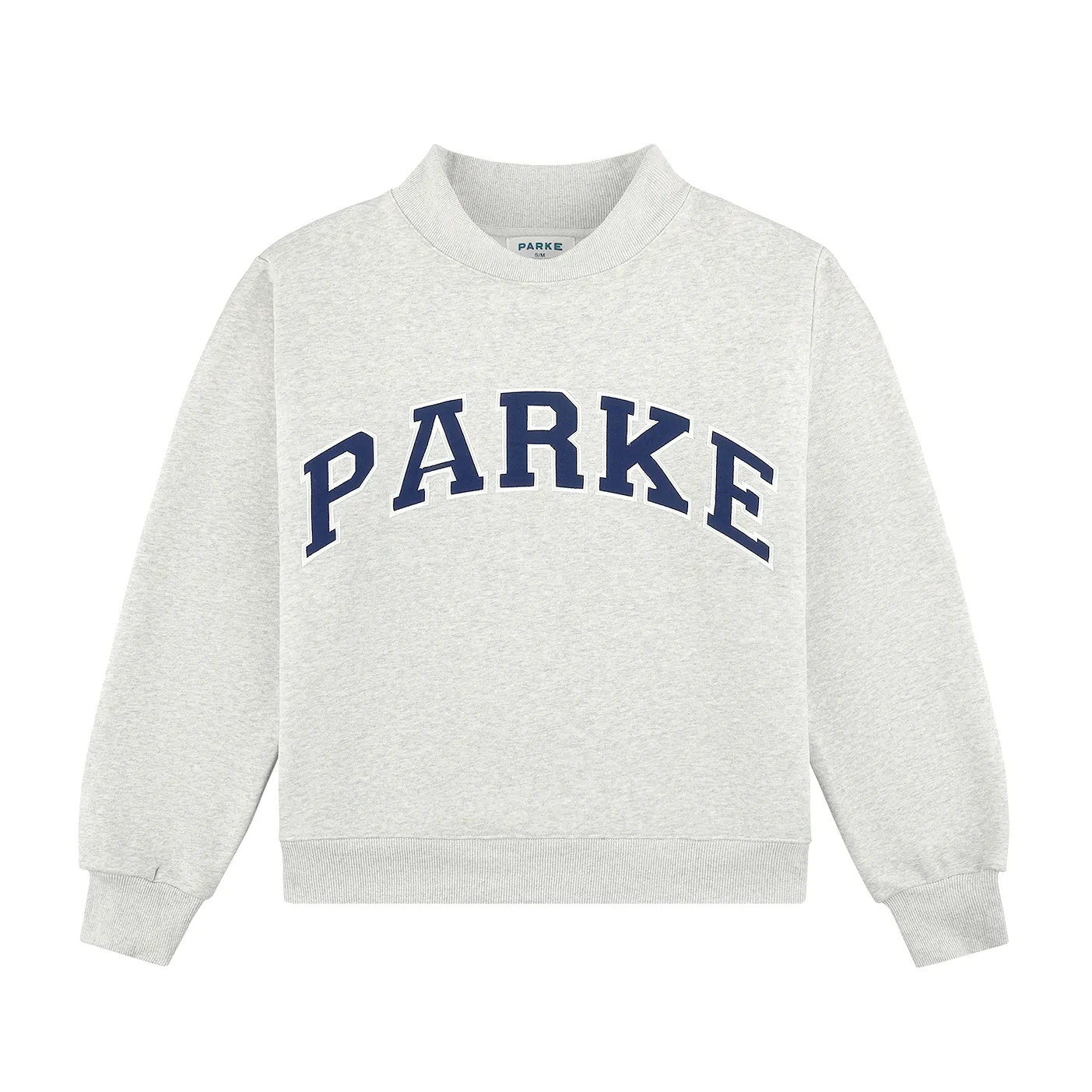 OG Varsity Mockneck - Classic Grey + Denim sold by Parke Official