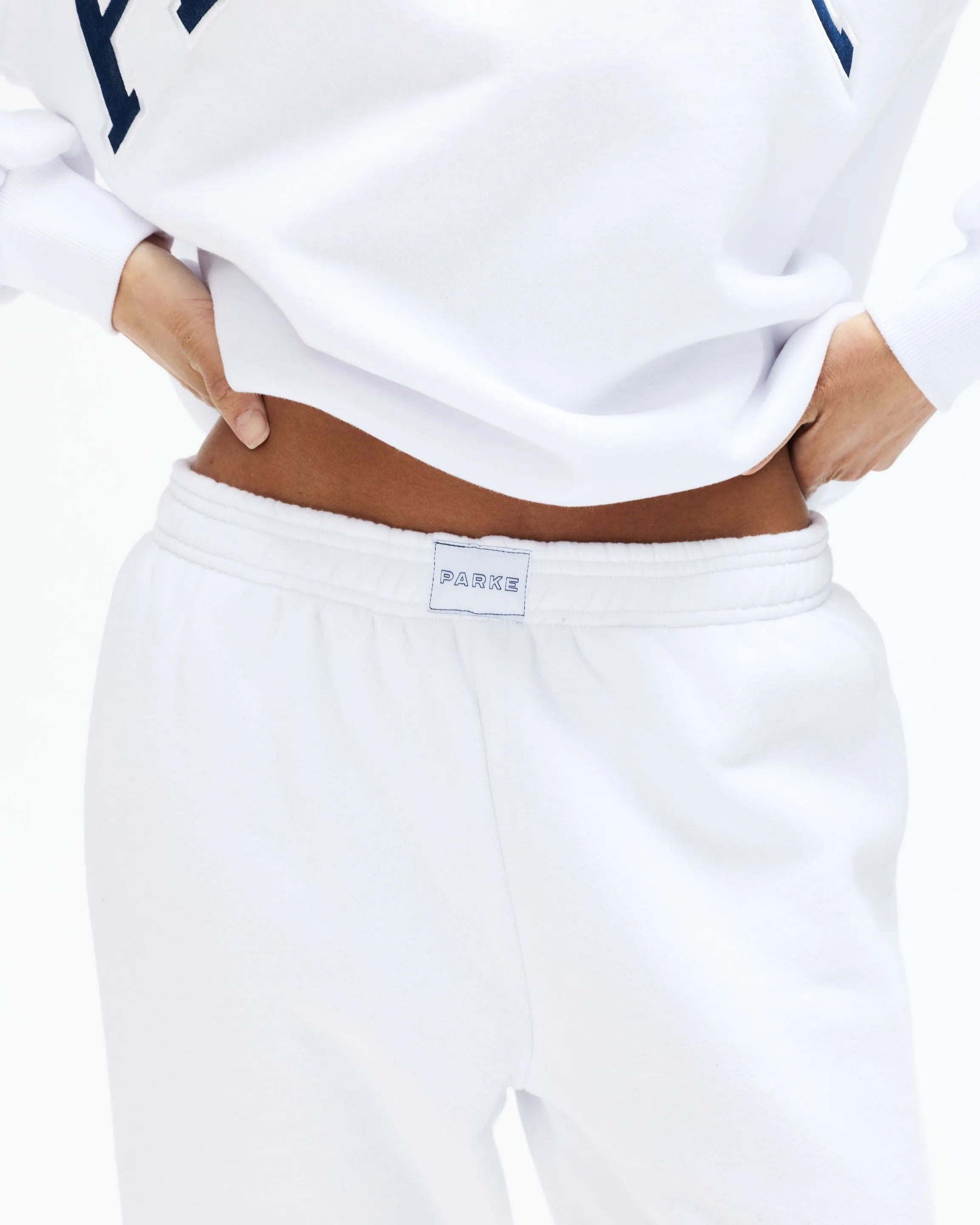 Boxer Sweatpants - White sold by Parke Official product image thumbnail 5
