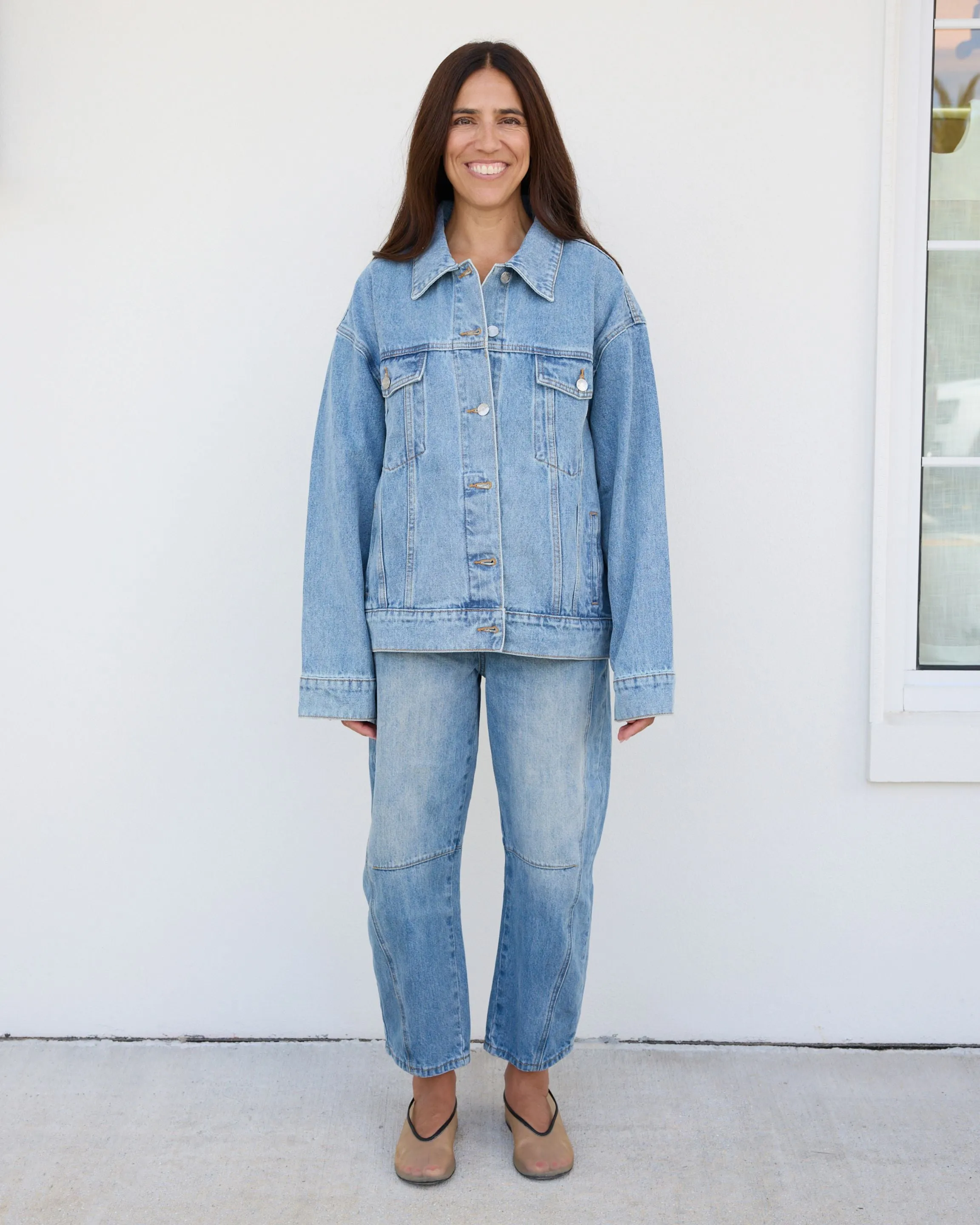 Oversized Denim Jacket - Vintage Wash sold by Parke Official product image thumbnail 5