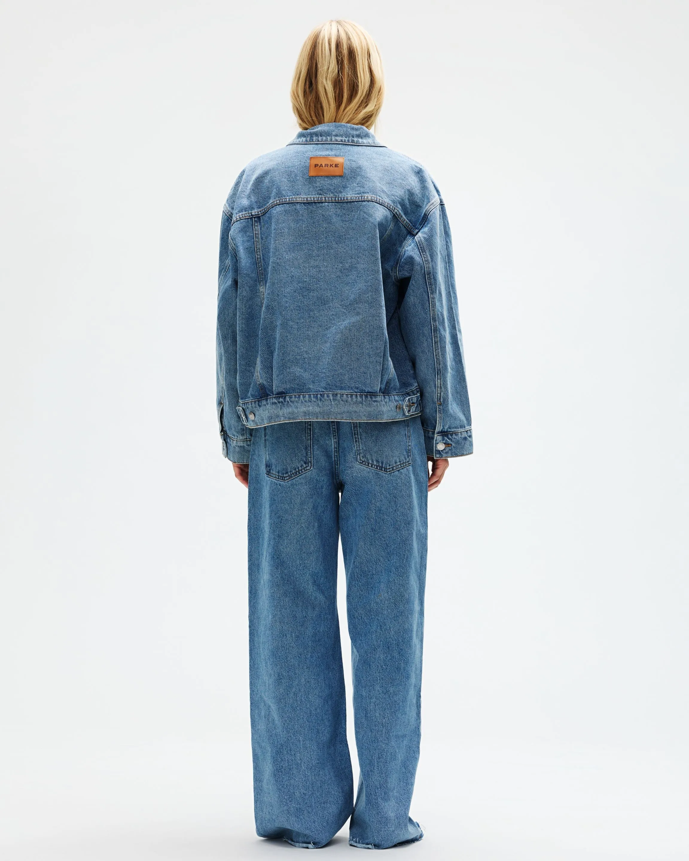 Oversized Denim Jacket - Vintage Wash sold by Parke Official product image thumbnail 4