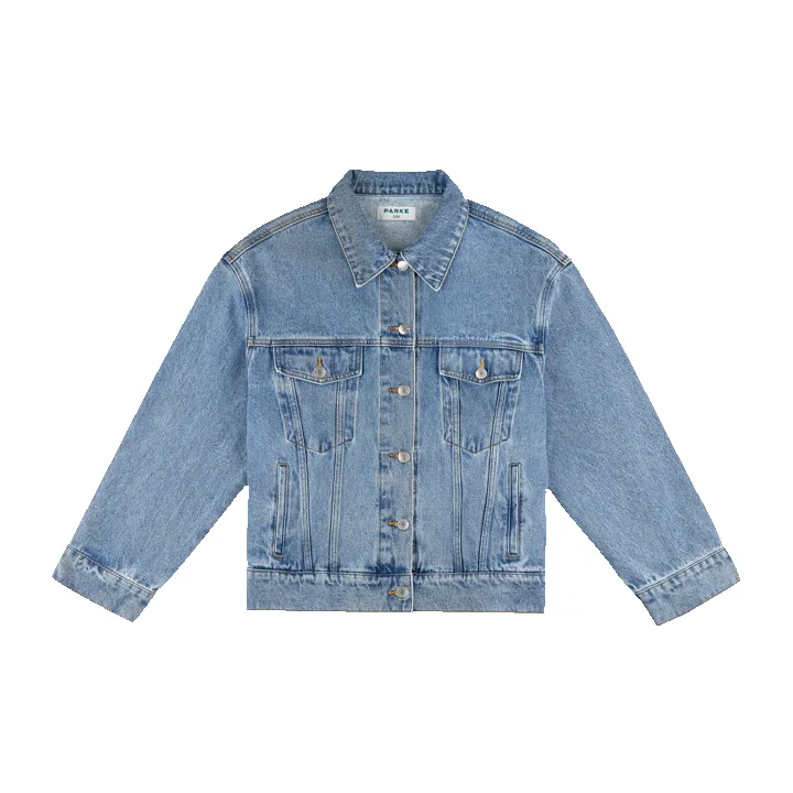 Oversized Denim Jacket - Vintage Wash sold by Parke Official