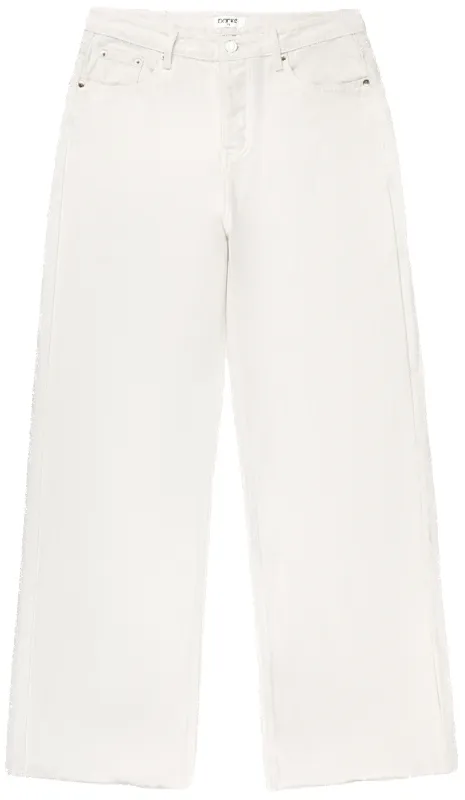 Low Rise Baggy Jeans - White made by Parke Official