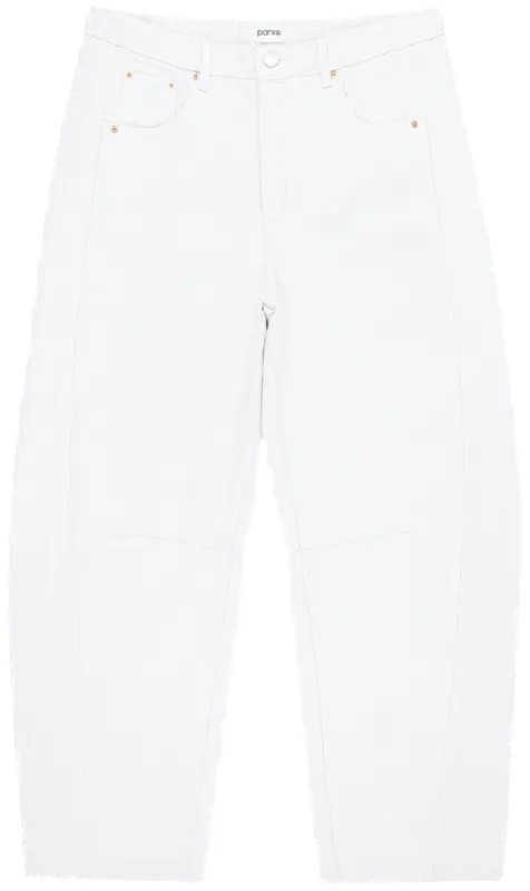 Horseshoe Jeans - White made by Parke Official