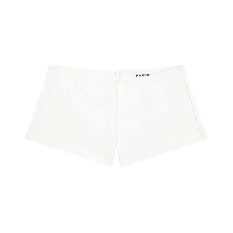 Micro Shorts - White made by Parke Official