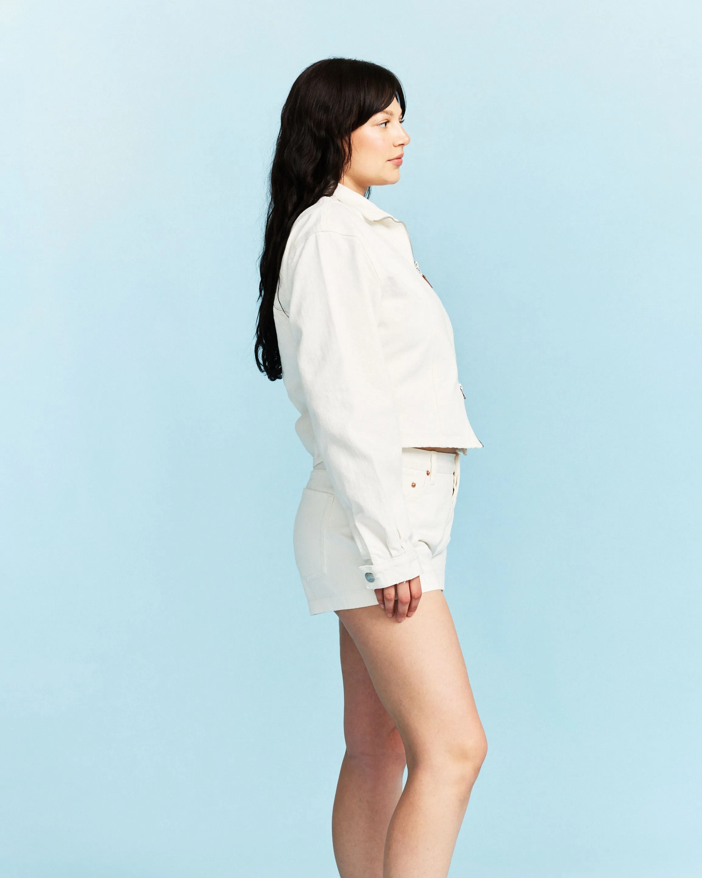 Slim Fit Jacket - White sold by Parke Official product image thumbnail 3