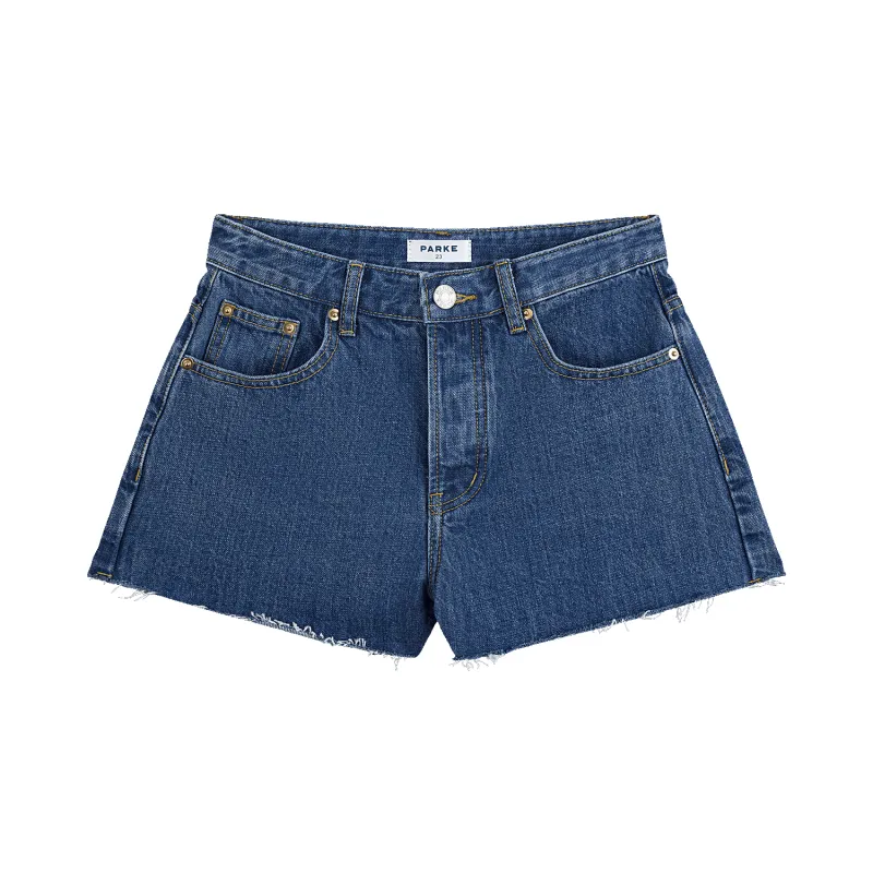 Cut Off Shorts - Medium Wash made by Parke Official