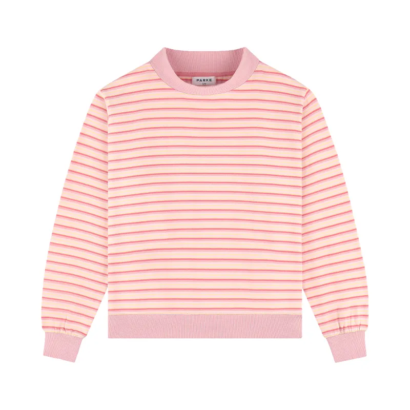 Stripe Mockneck Pullover - It's A Girl Stripe made by Parke Official