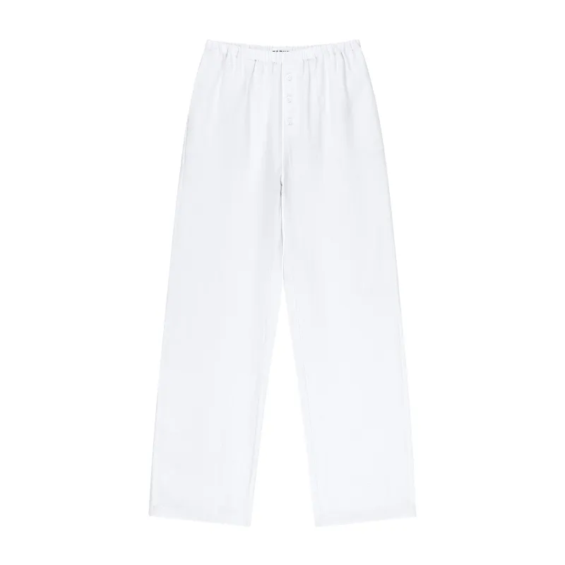 Linen Pants - White made by Parke Official