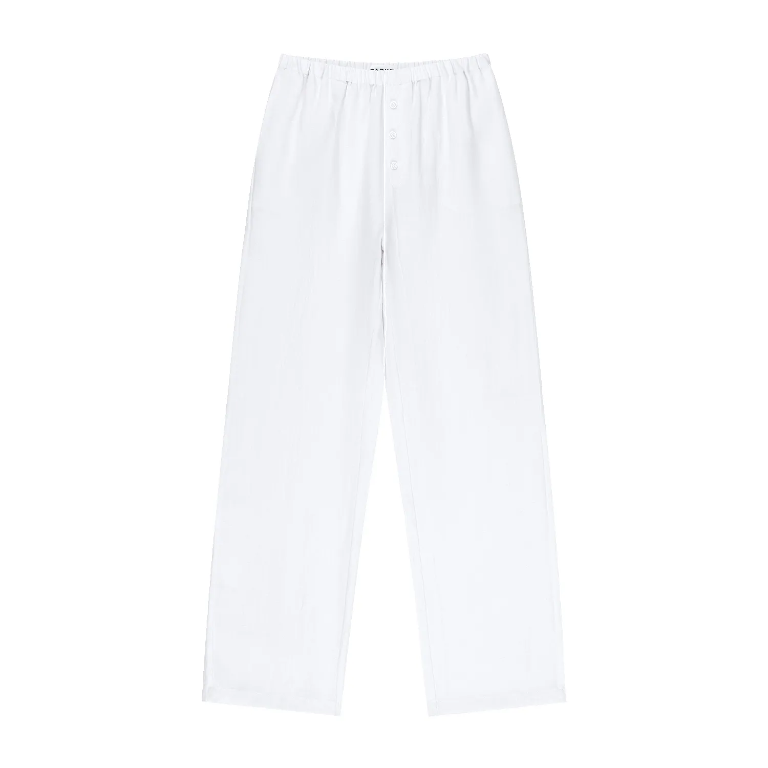 Linen Pants - White sold by Parke Official