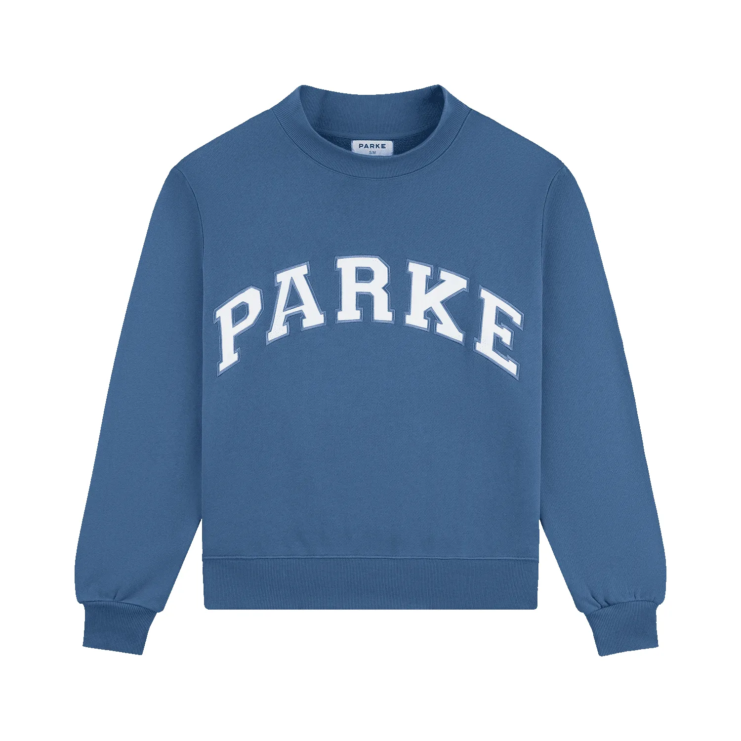 Varsity Mockneck - Washed Indigo sold by Parke Official