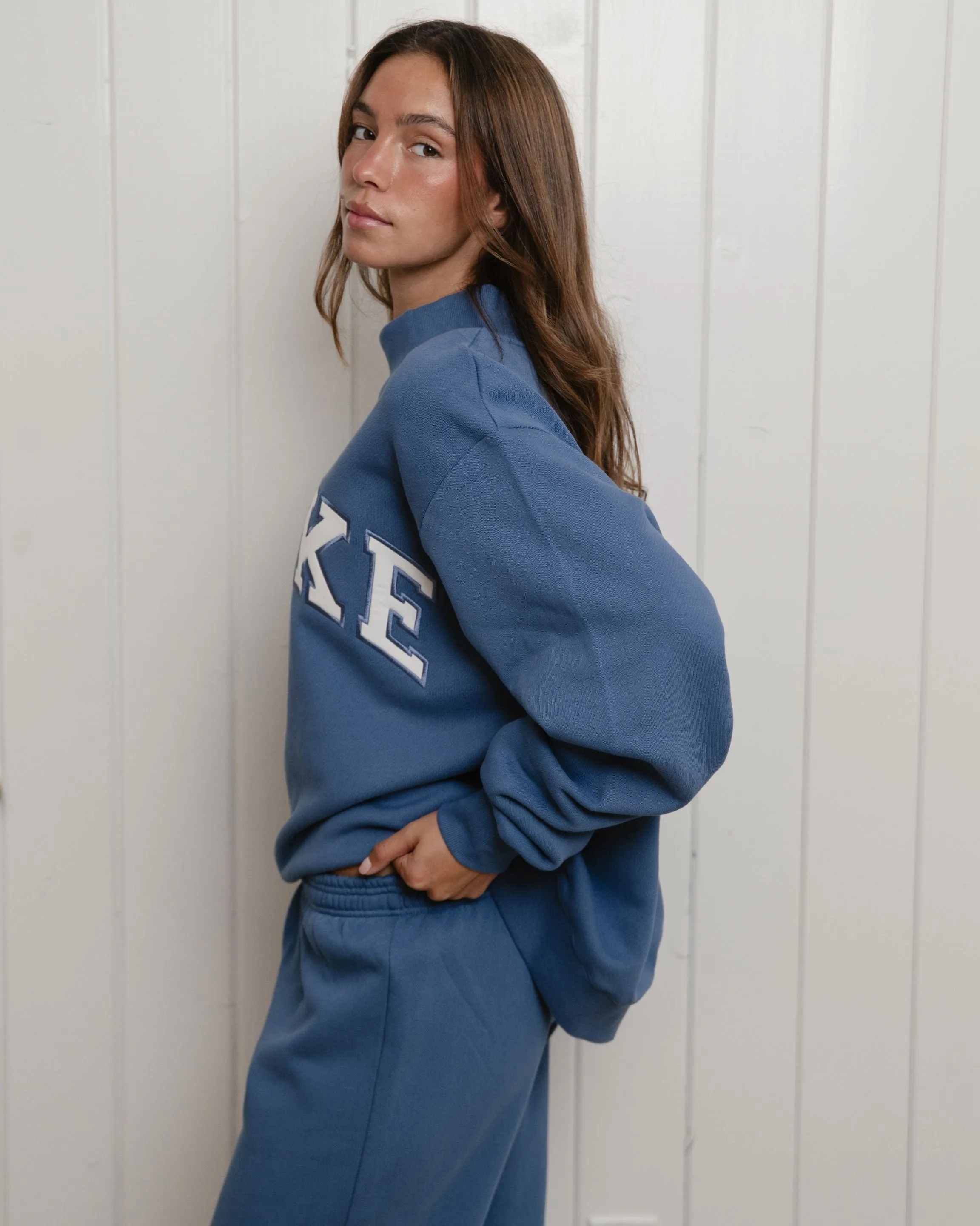 Varsity Mockneck - Washed Indigo sold by Parke Official product image thumbnail 3