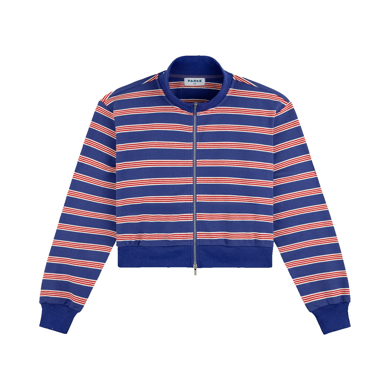 Zip Up Mockneck - Sailor Stripe sold by Parke Official