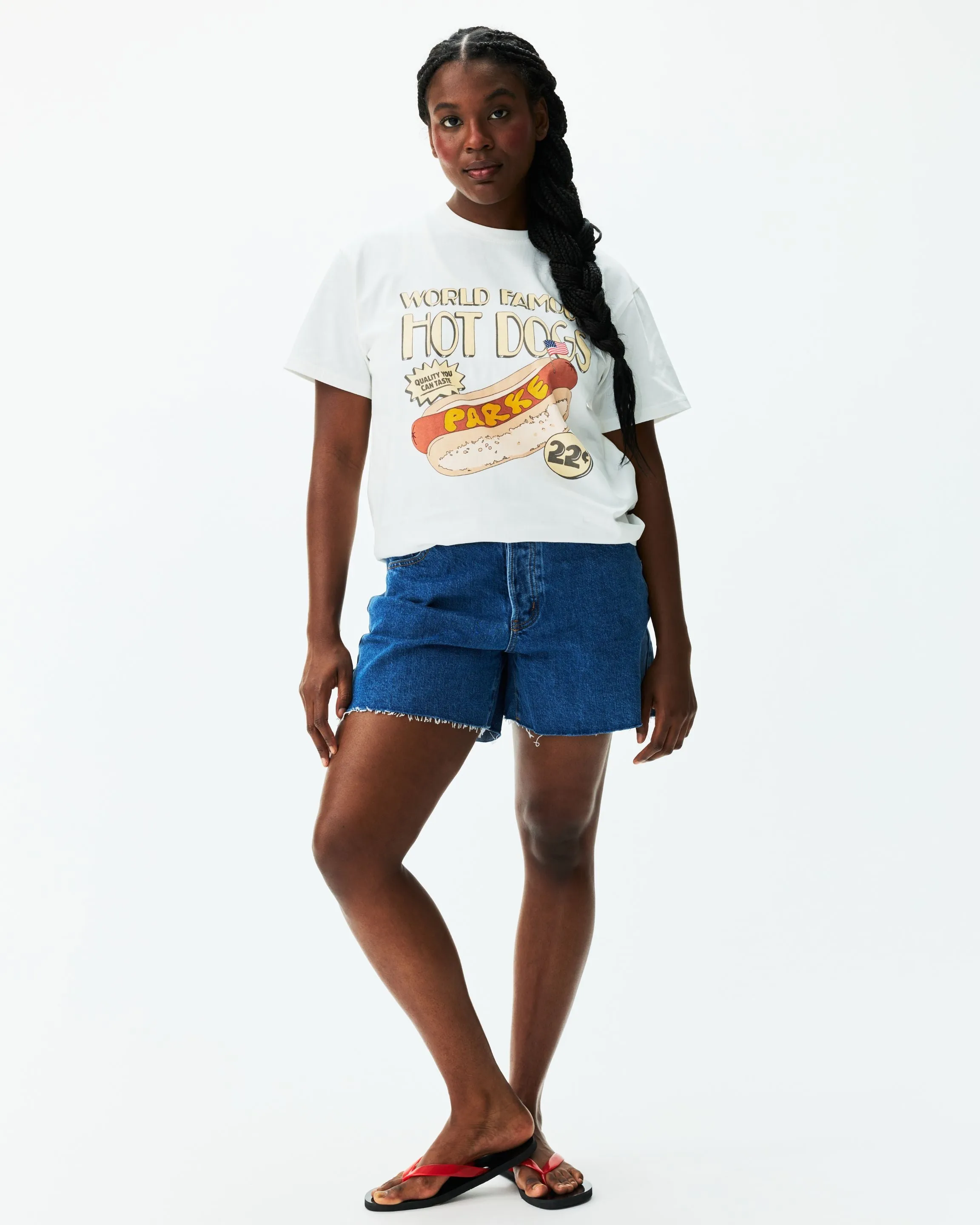 Hot Dog Graphic Tee - White sold by Parke Official product image thumbnail 2