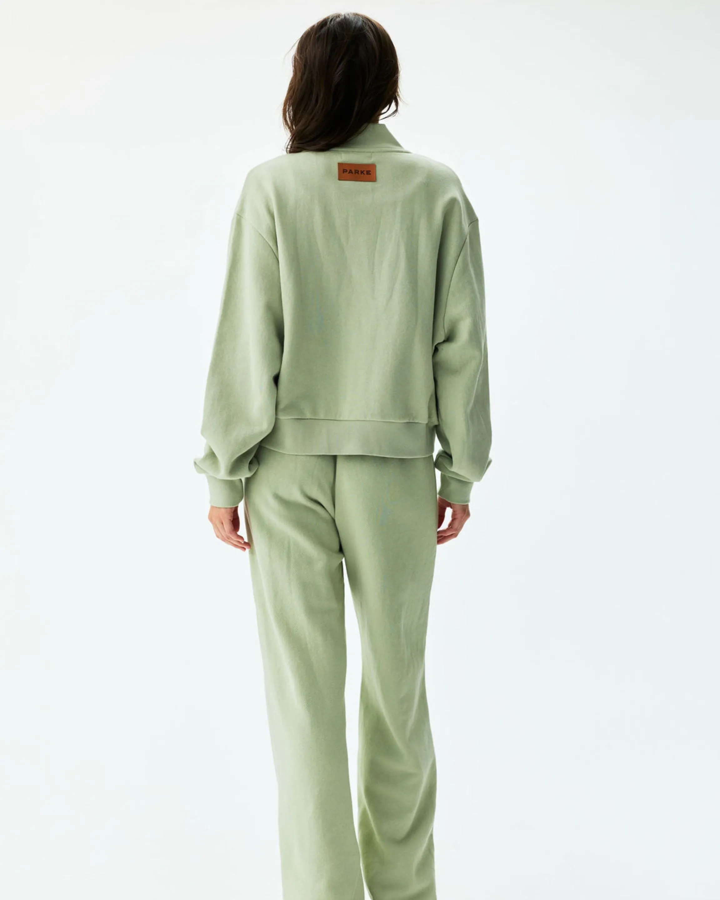 Zip Up Mockneck - Seafoam sold by Parke Official product image thumbnail 4