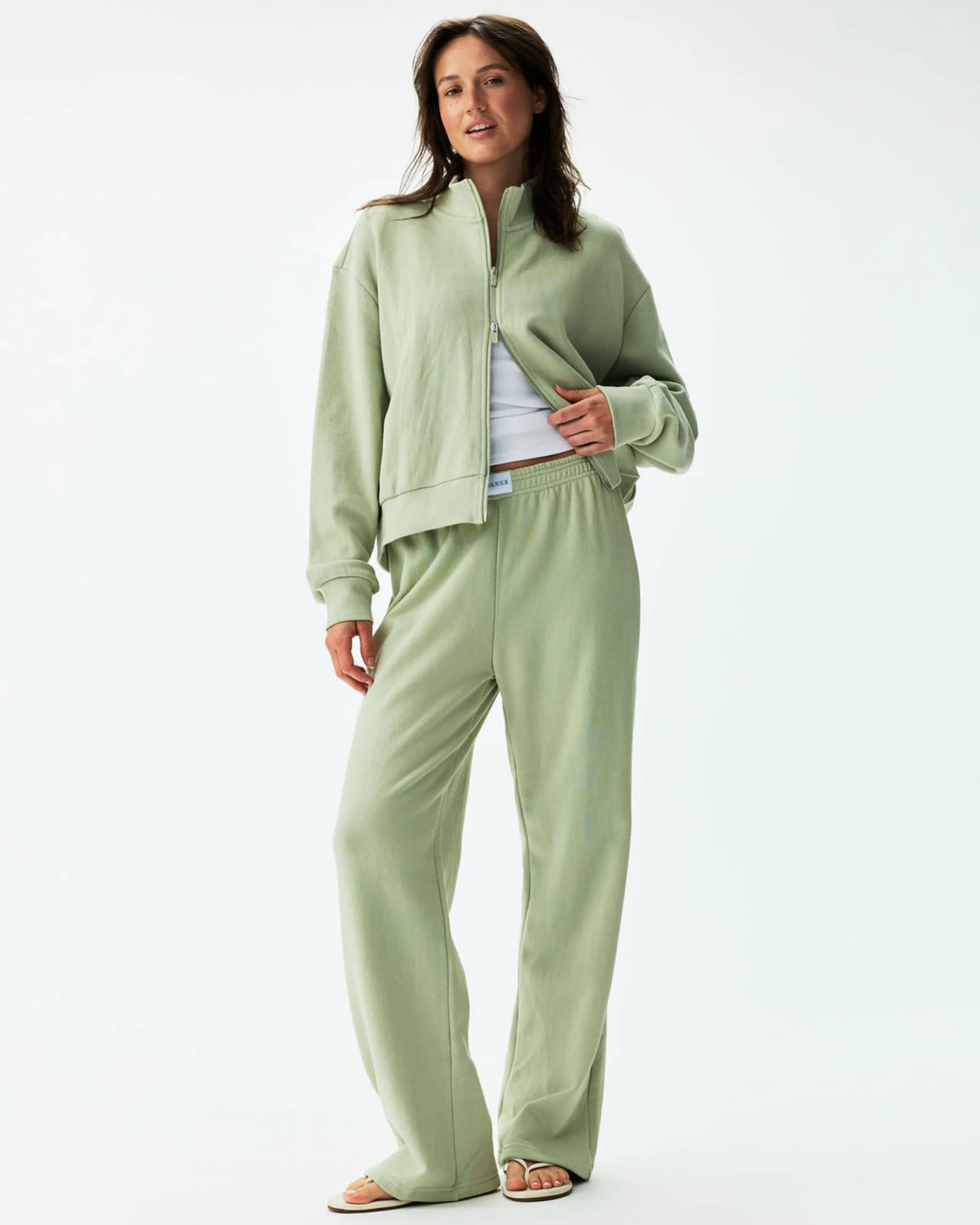 Zip Up Mockneck - Seafoam sold by Parke Official product image thumbnail 2