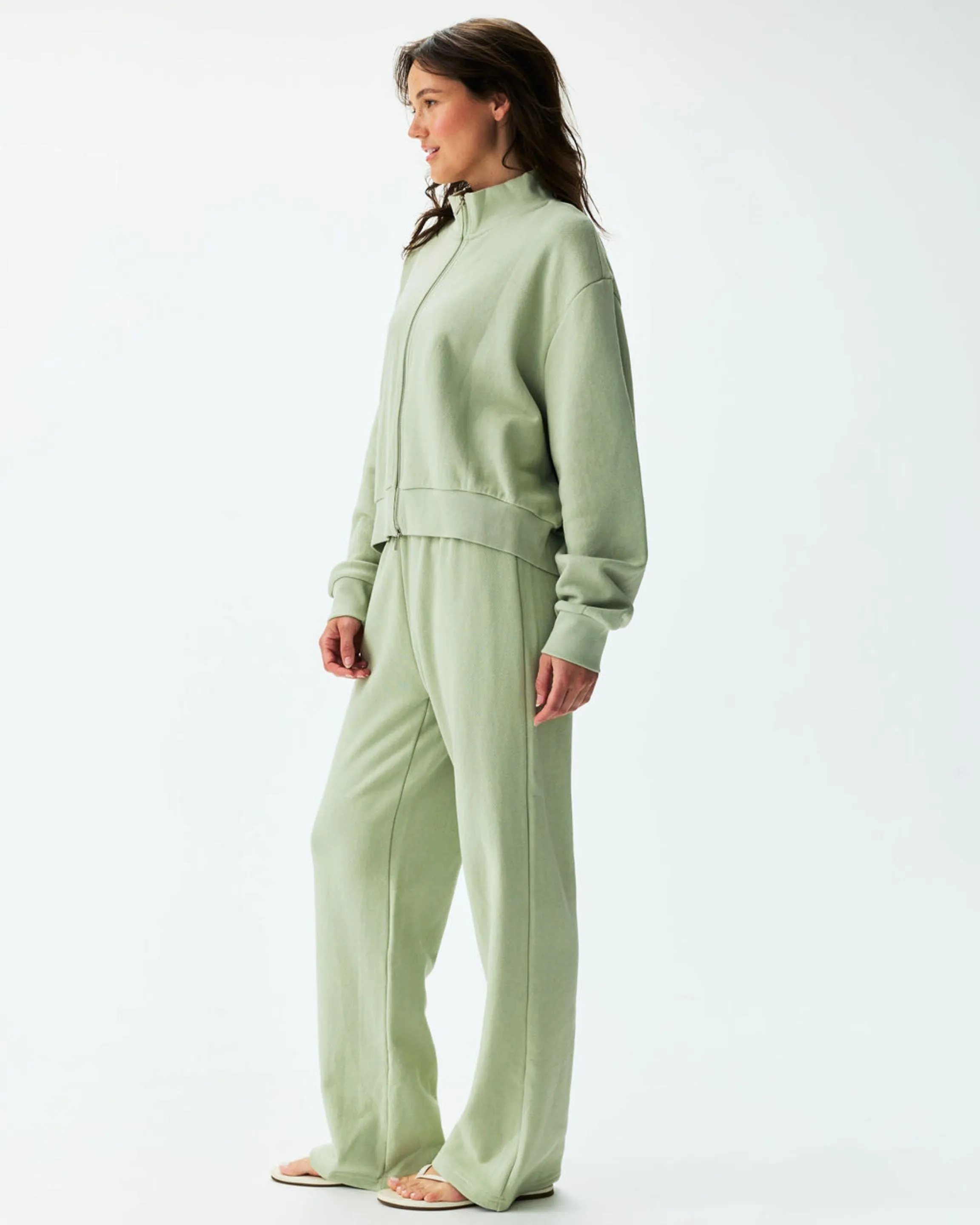 Zip Up Mockneck - Seafoam sold by Parke Official product image thumbnail 3