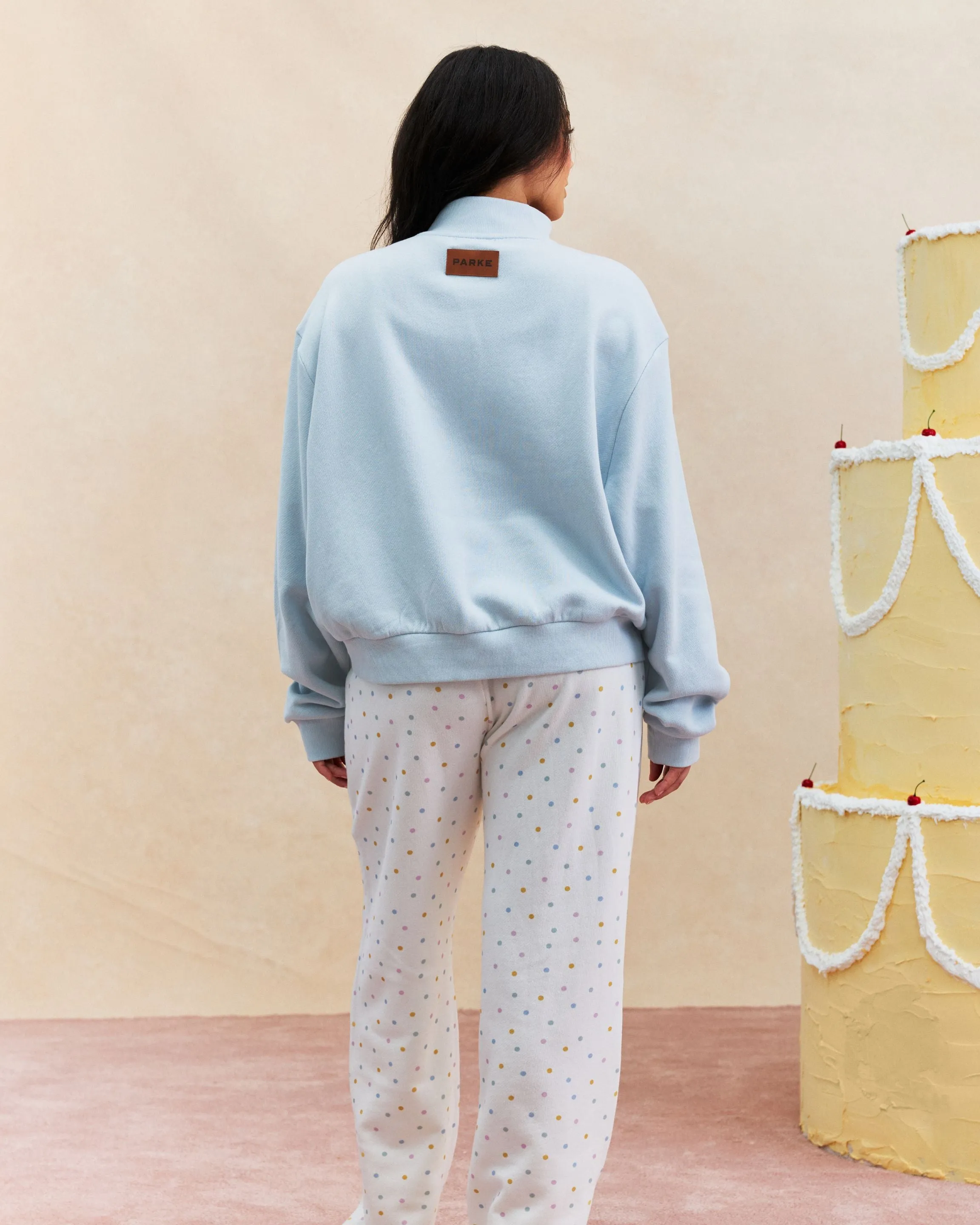 Zip Up Mockneck - Frosting sold by Parke Official product image thumbnail 4
