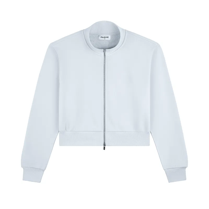 Zip Up Mockneck - Frosting made by Parke Official
