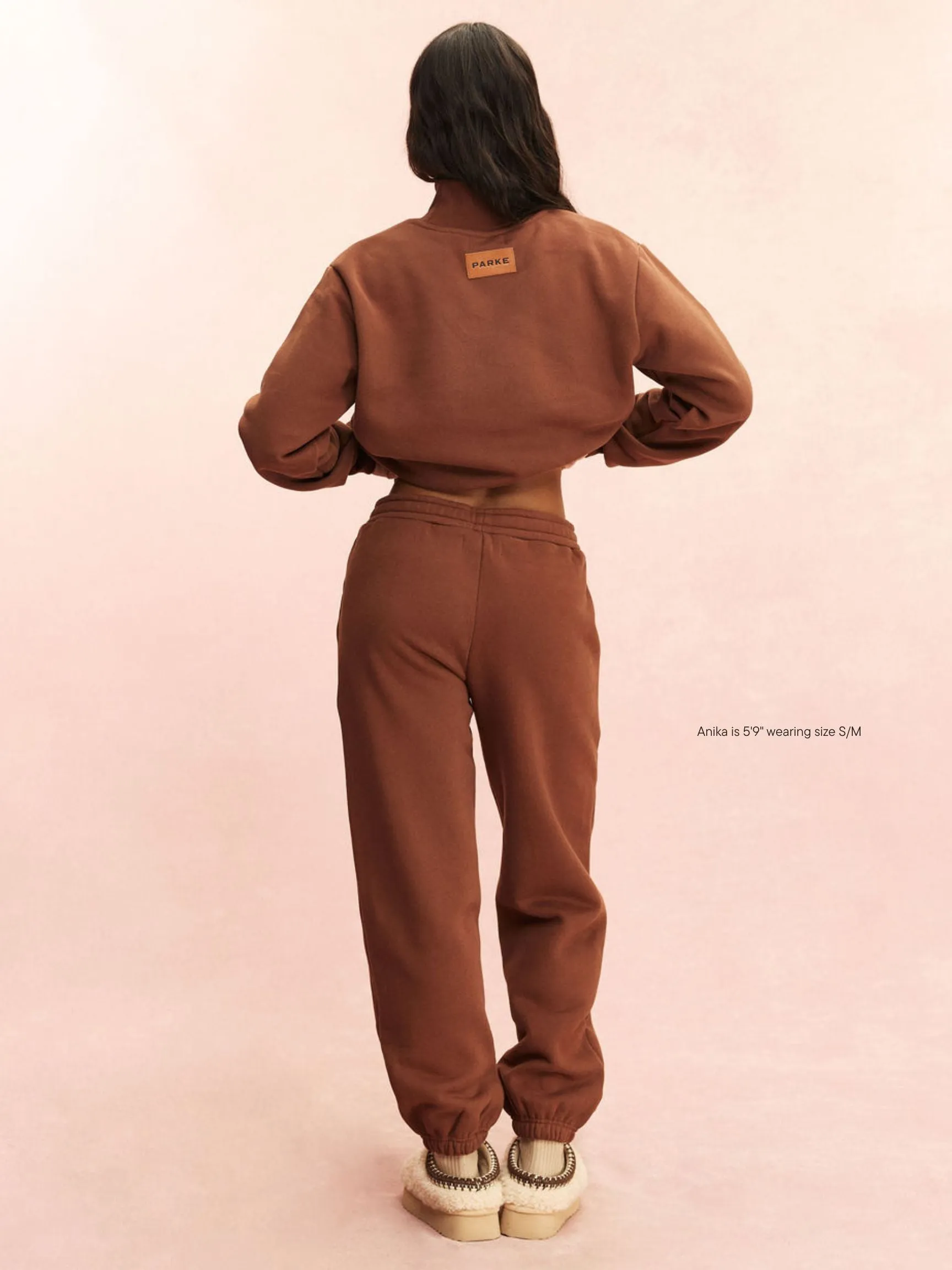 Drawstring Unisex Sweatpants - Mocha sold by Parke Official product image thumbnail 4