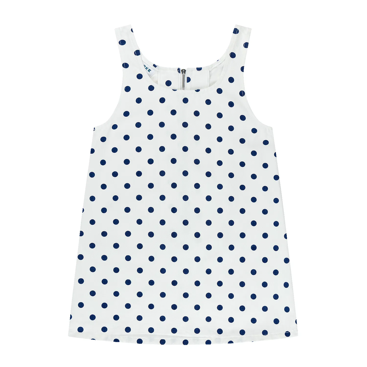 Polka Dot Mini Dress - White Polka Dot sold by Parke Official