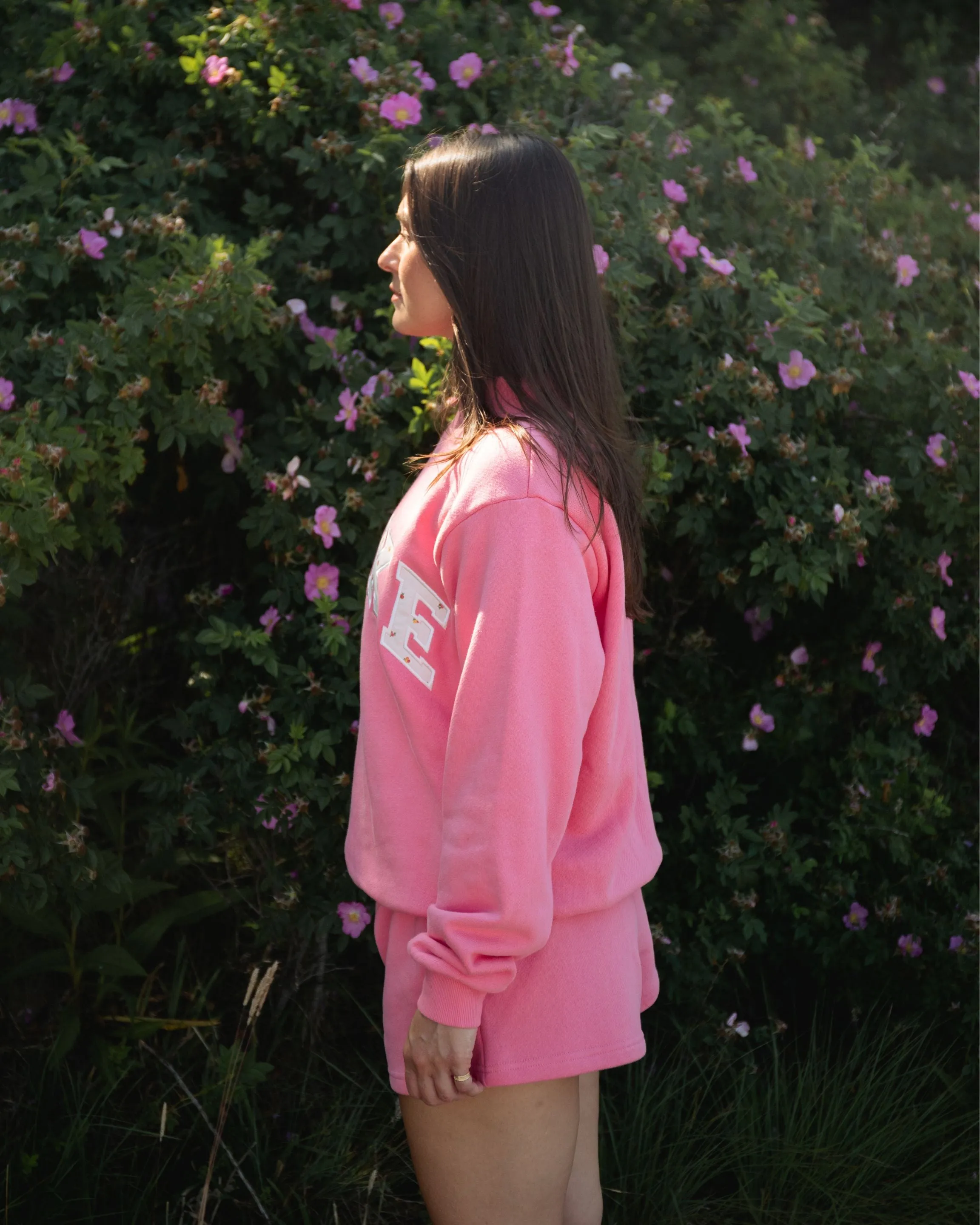 Varsity Mockneck - Bloom + Sunset Floral sold by Parke Official product image thumbnail 3