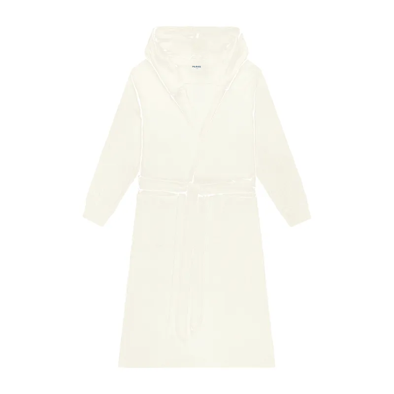 Pointelle Robe - Ivory made by Parke Official