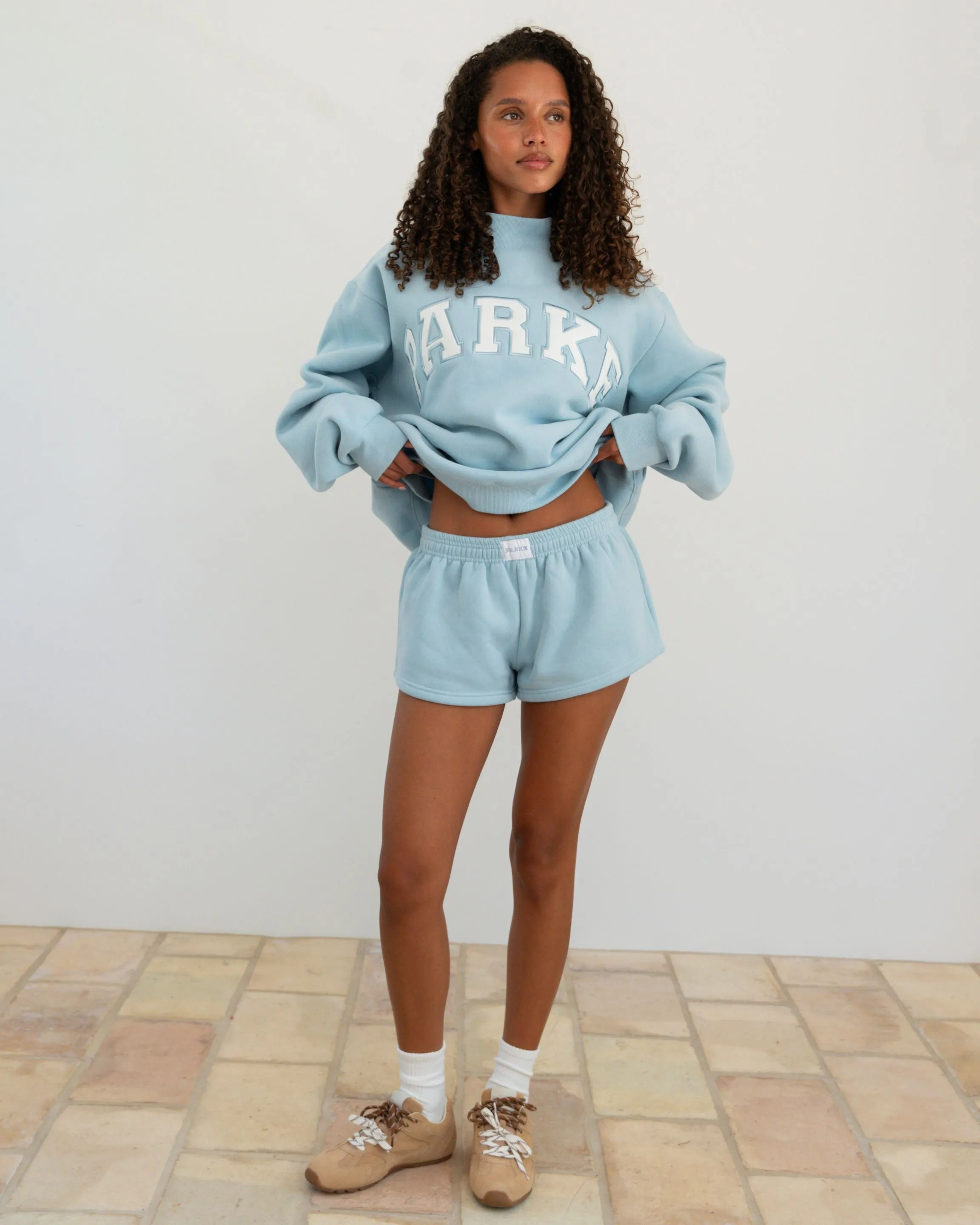 Boxer Sweatshorts - Powder Blue sold by Parke Official product image thumbnail 2