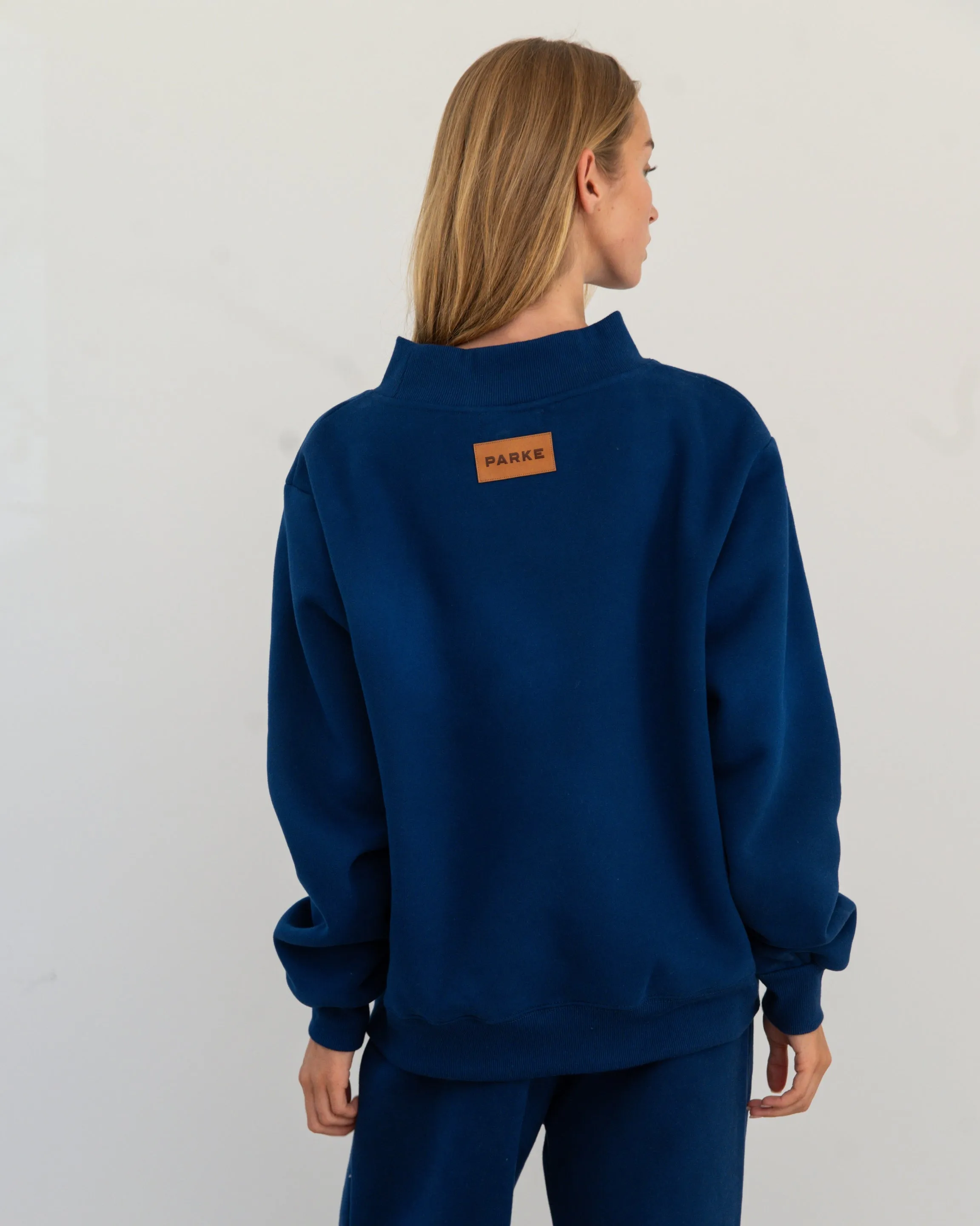 Classic Mockneck - Collegiate Blue sold by Parke Official product image thumbnail 4