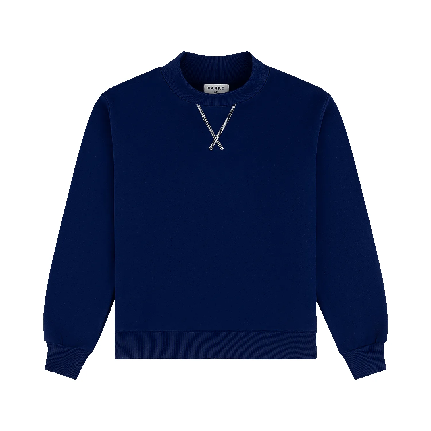Classic Mockneck - Collegiate Blue sold by Parke Official