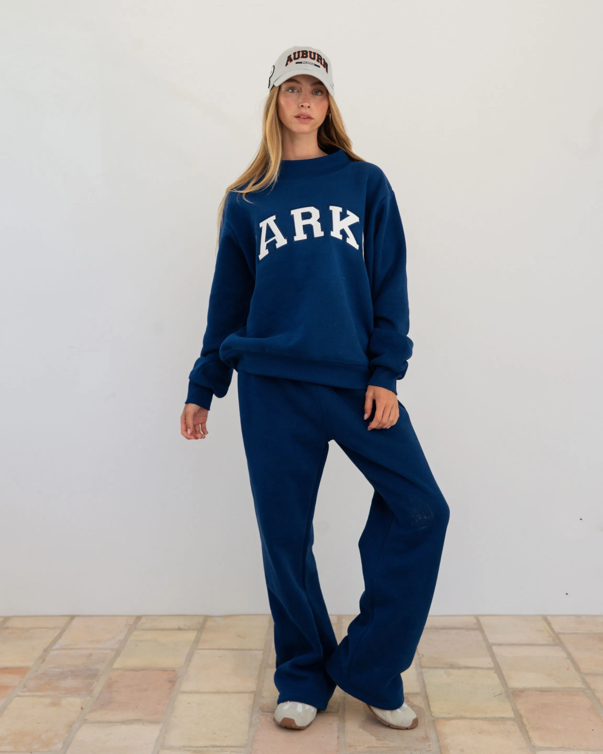 Varsity Mockneck - Collegiate Blue sold by Parke Official product image thumbnail 2