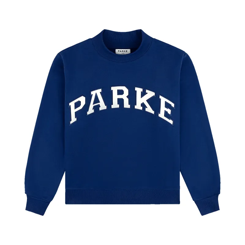 Varsity Mockneck - Collegiate Blue made by Parke Official