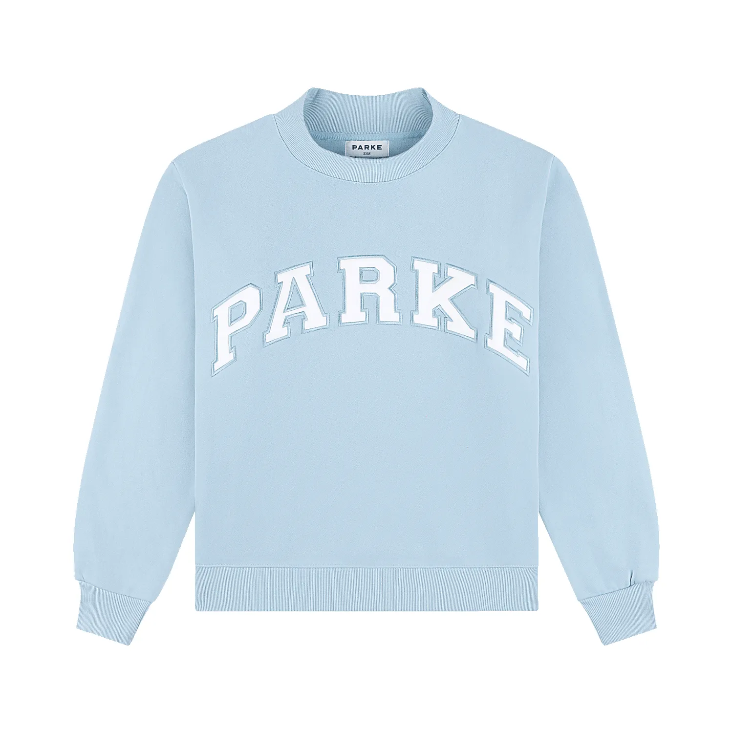 Varsity Mockneck - Powder Blue sold by Parke Official