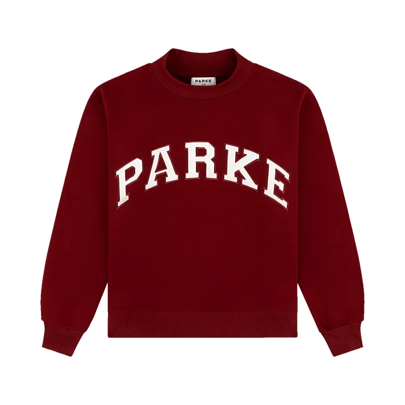 Varsity Mockneck - Maroon made by Parke Official