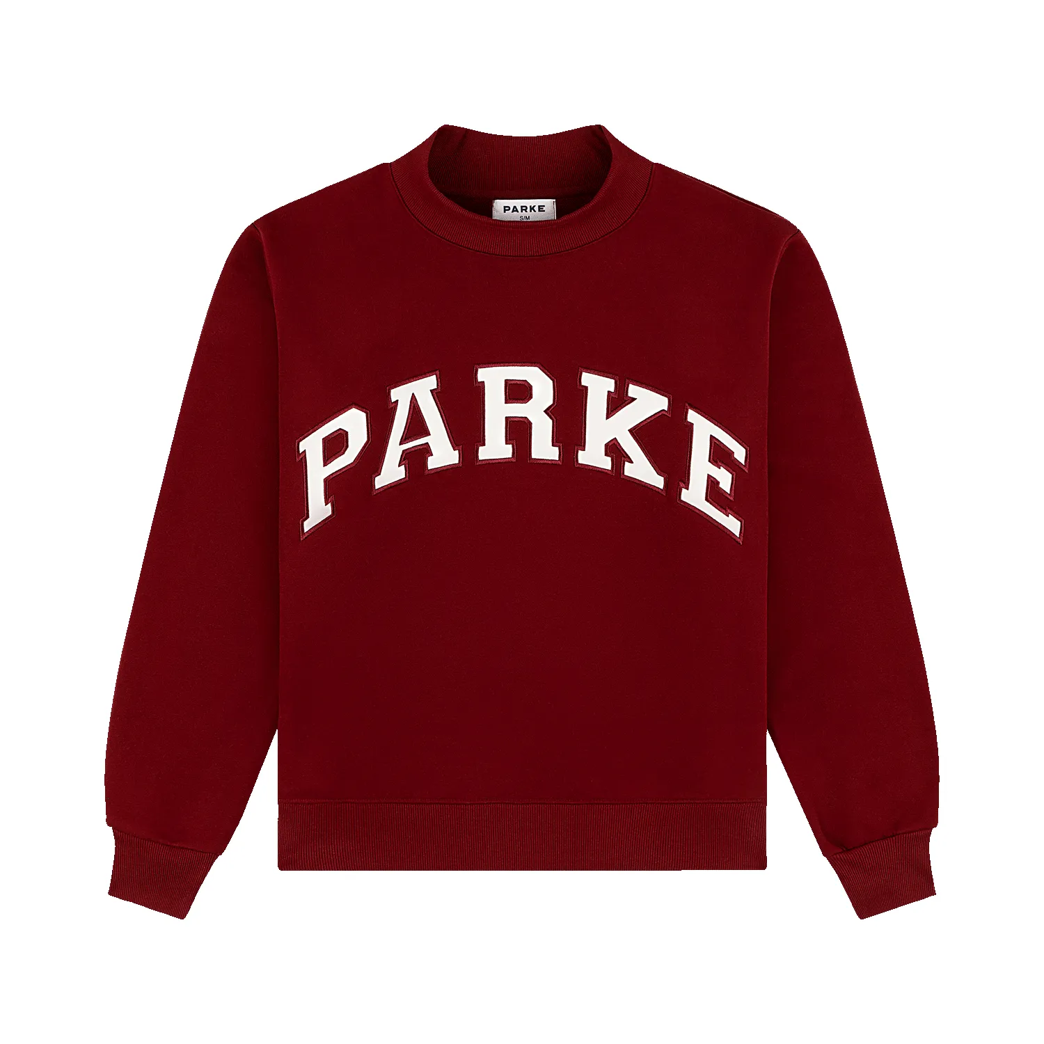 Varsity Mockneck - Maroon sold by Parke Official