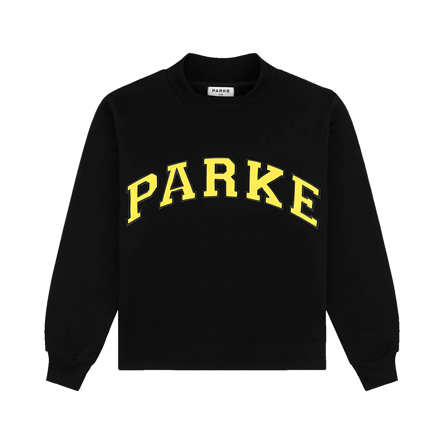 Varsity Mockneck - Black + Yellow sold by Parke Official