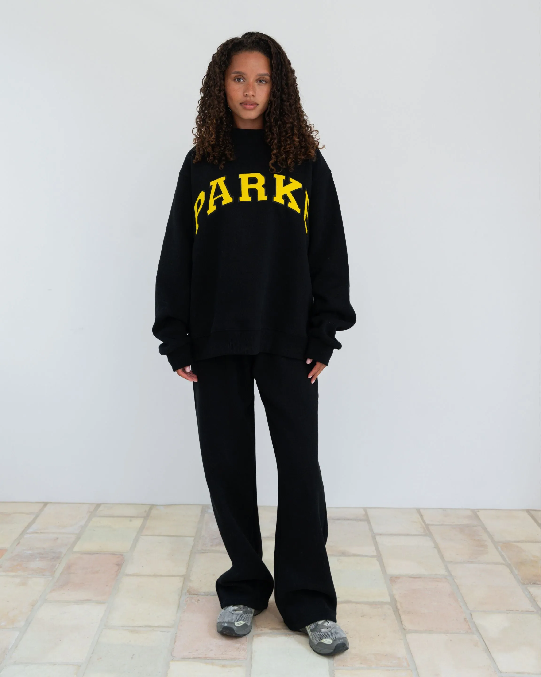 Varsity Mockneck - Black + Yellow sold by Parke Official product image thumbnail 2