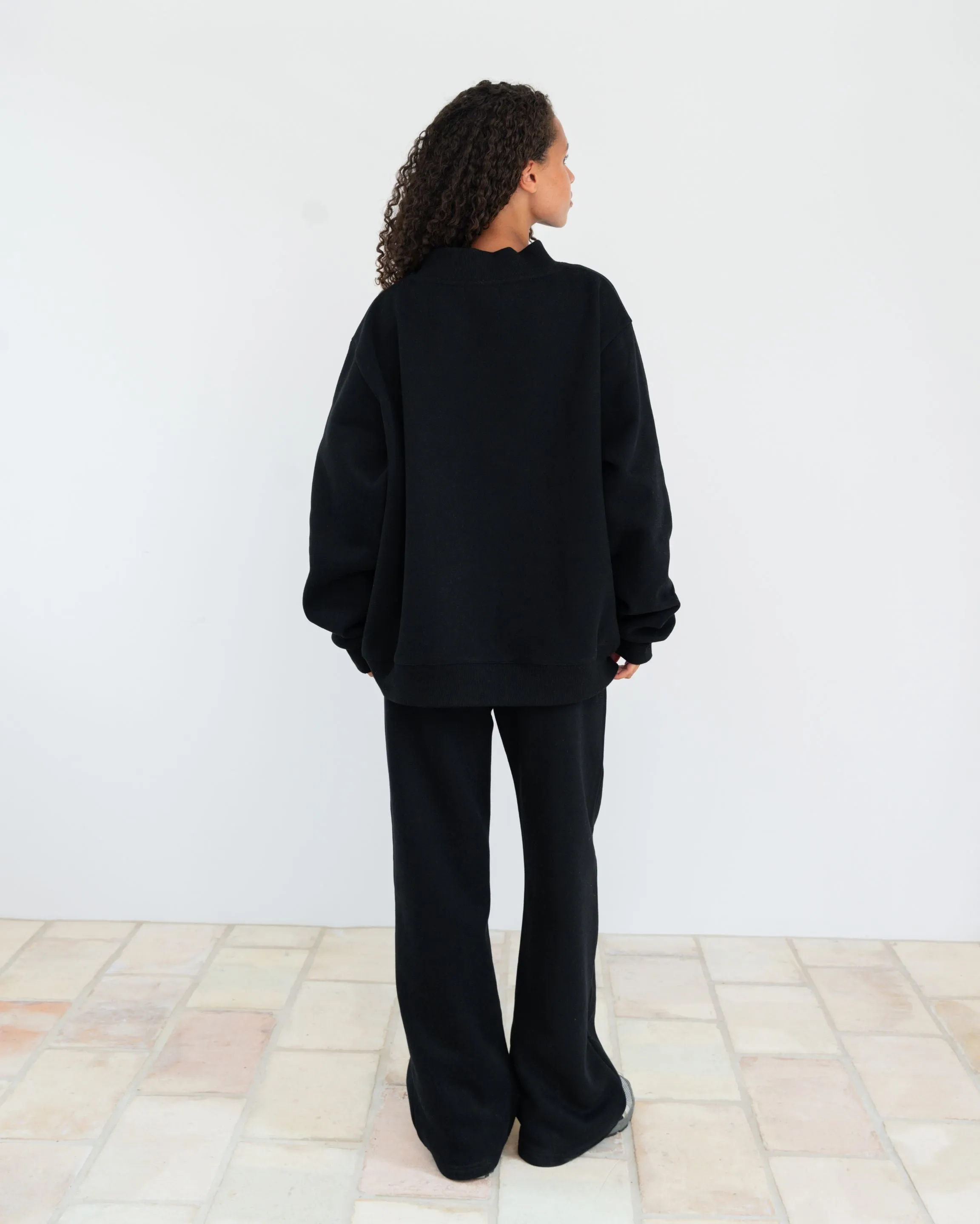 Varsity Mockneck - Black + Yellow sold by Parke Official product image thumbnail 4