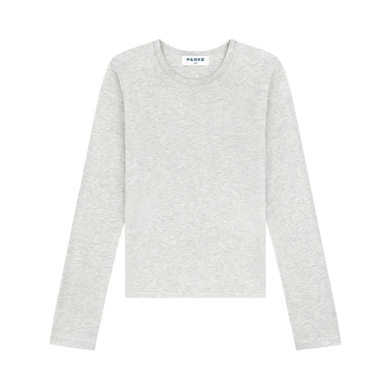 Everyday Long Sleeve T-Shirt - Grey made by Parke Official
