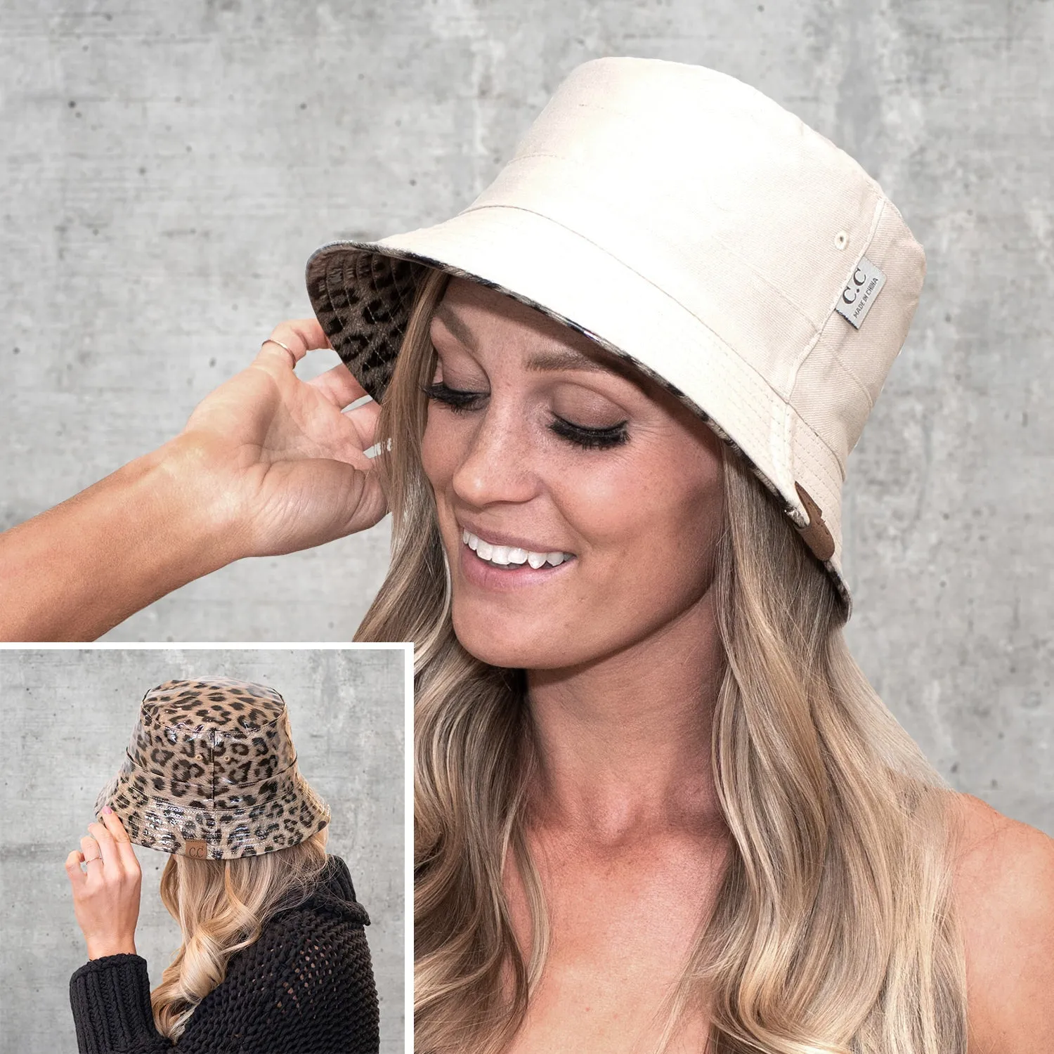 CC Leopard Bucket Hat, Reversible sold by Roxie’s Picks
