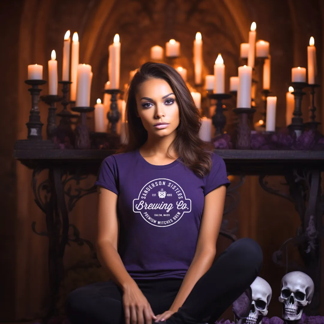 Sanderson Sisters Brewing Co Halloween Graphic Tee sold by Roxie’s Picks product image thumbnail 3
