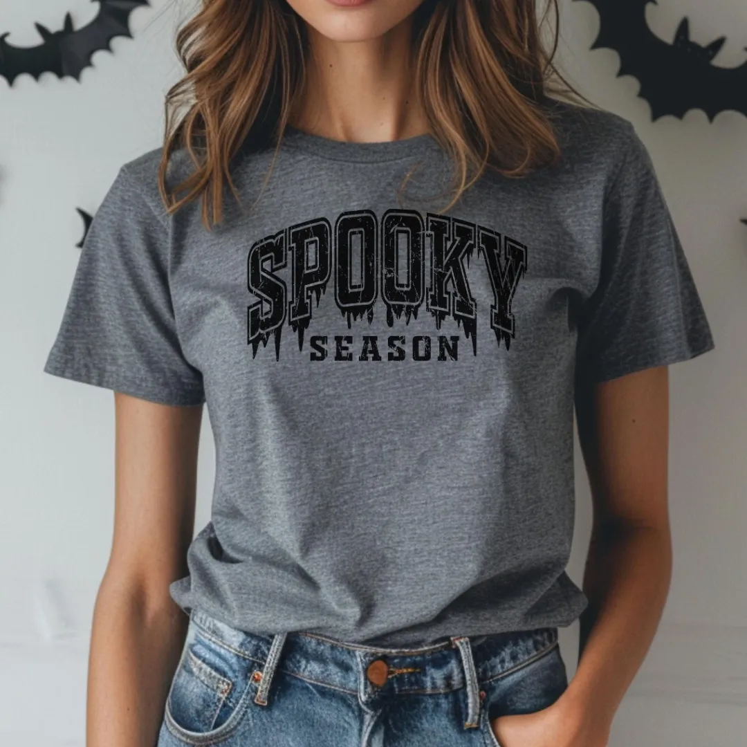 Distressed Spooky Season Halloween Graphic Tee sold by Roxie’s Picks product image thumbnail 2