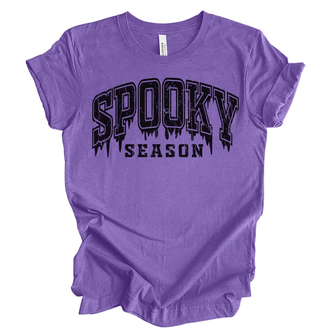 Distressed Spooky Season Halloween Graphic Tee sold by Roxie’s Picks product image thumbnail 3